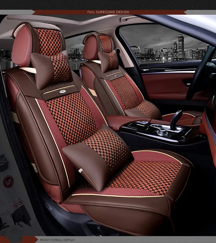 Best quality & Free shipping! Full set car seat covers for Jaguar F