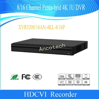 

Free Shipping Original English Dahua 8/16Ch XVR Security Penta-brid 4K 1U DVR Without Logo XVR5208AN-4KL-8P/XVR5216AN-4KL-16P