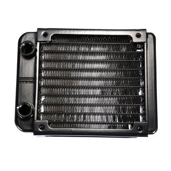 

G1/4 90mm Aluminium Heat Radiator For PC CPU Water Cooling Heatsink Black