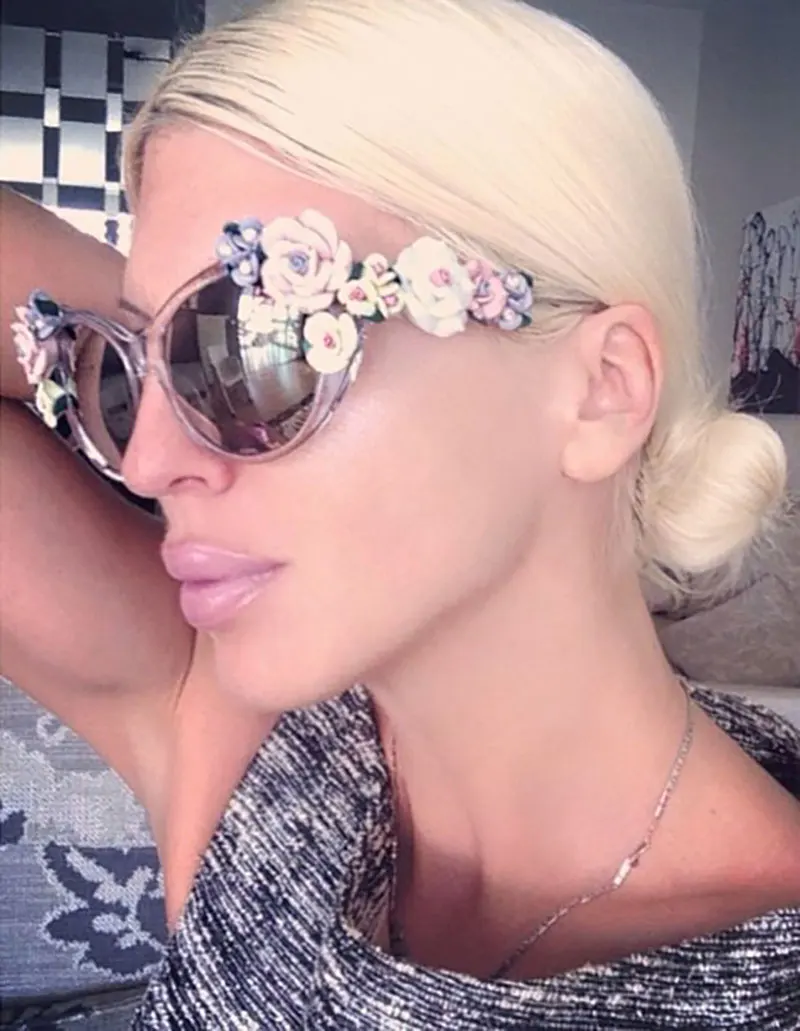 

Flower Sunglasses Women Cat Eye Fashion Sun Glasses UV400 Female Summer Beach Roses Eyewear Oculos