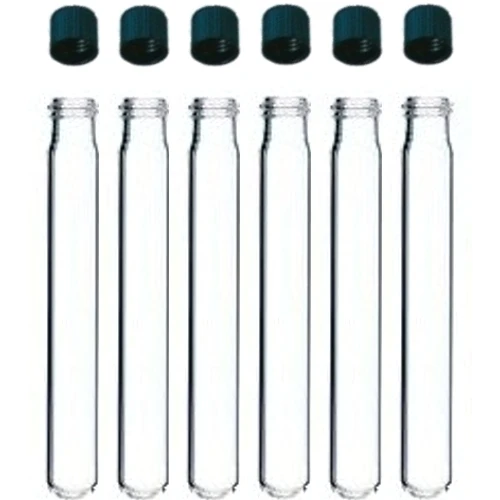 

10pcs 16x150mm 19ml Threaded Tube Glass Serological Screw Top Test Tube With Silicon Rubber Liners Autoclavable