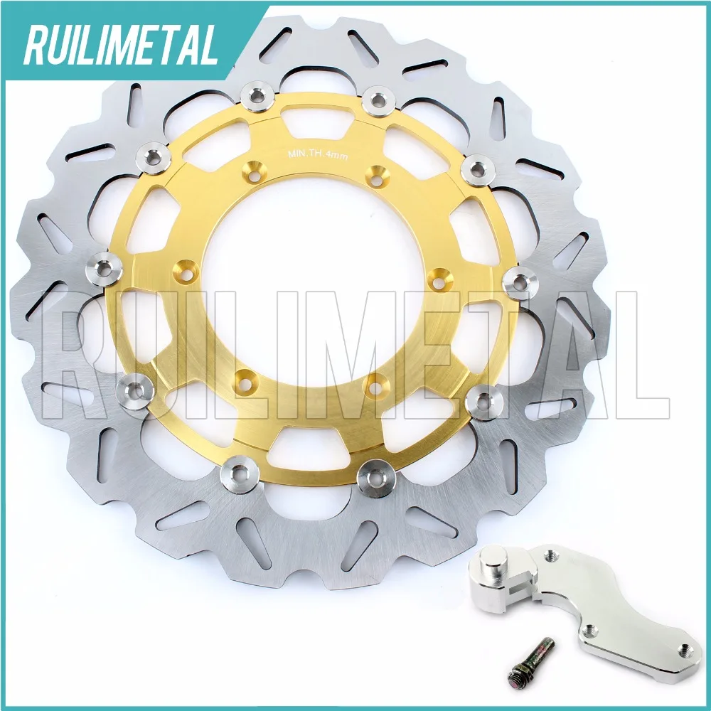320mm oversize Front Brake Disc Rotor Bracket Adaptor for SUZUKI RM 125 250 DRZ 400 S E SV SM