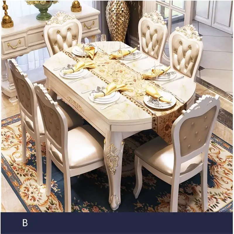 Pliante Juego Set Salle A Manger Moderne Piknik Masa Sandalye Kitchen European De Jantar Tablo Mesa Comedor Dining Table