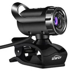 2019 Новое поступление USB 2,0 12 мегапикселей HD камера Веб-камера 360 градусов с микрофоном Clip-on для настольного компьютера Skype PC ноутбук # SYS