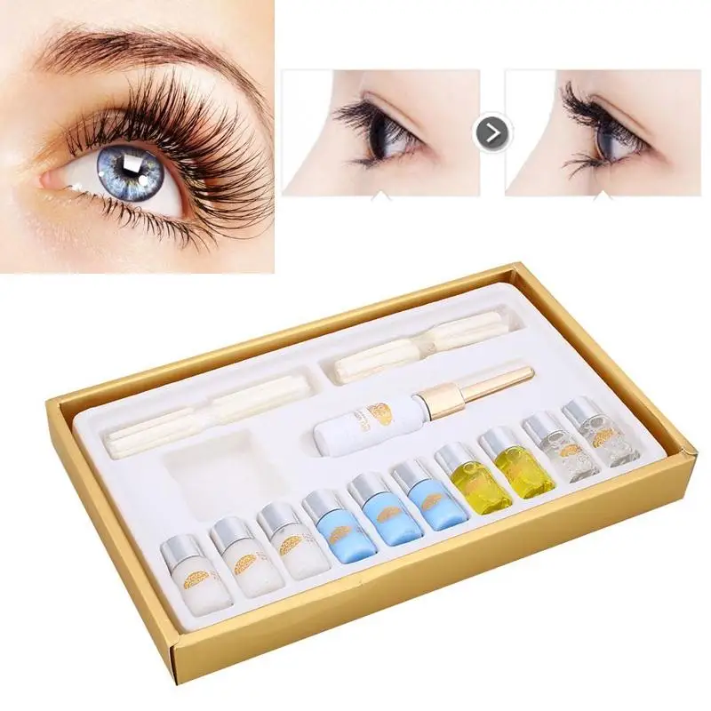 

Professional Eyelash Perm lift Kit For Eyelashes Permanently Curled up Eyelash Curling Lotion Full Solution Set Dropshipping