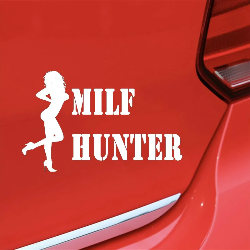 

MILF HUNTER For Auto Car/Bumper/Window Vinyl Decal Sticker Decals DIY Decor CT445