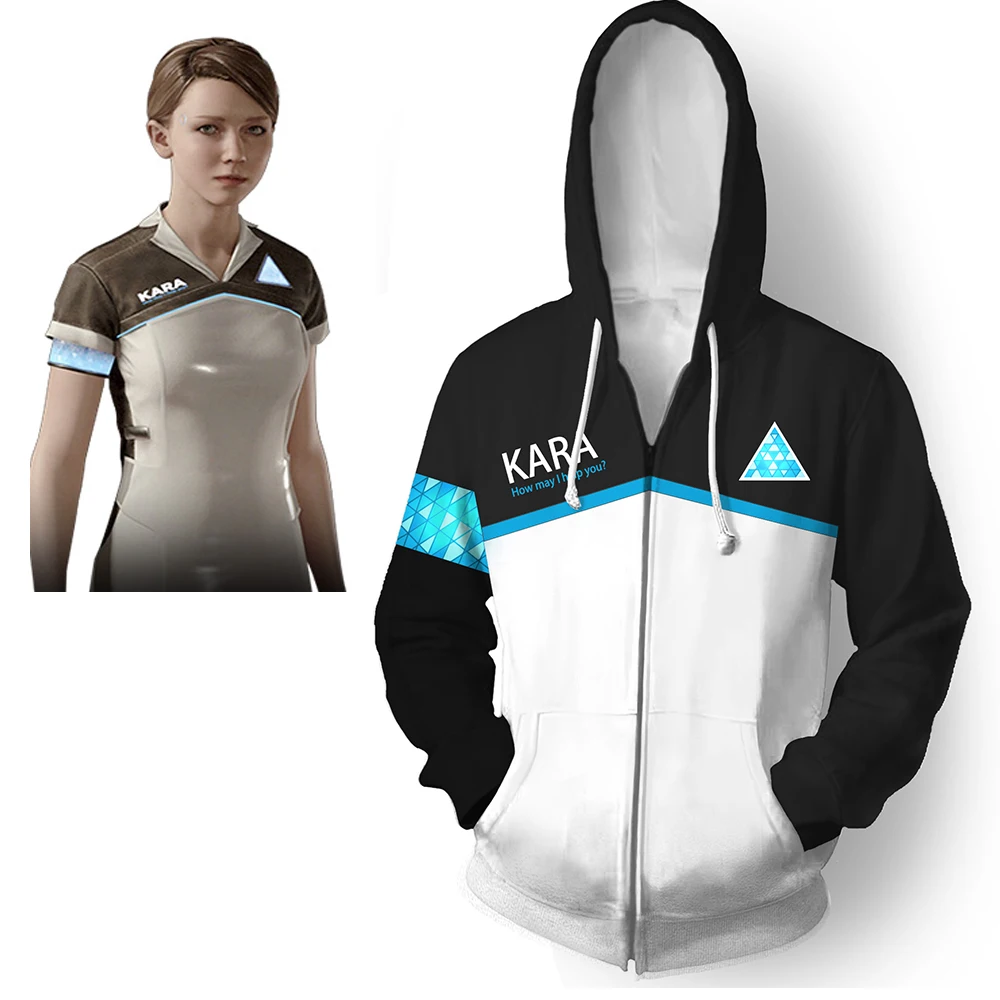 Куртка CostumeBuy Detroit повседневная куртка на молнии с 3D капюшоном код человека AX400 L920 |