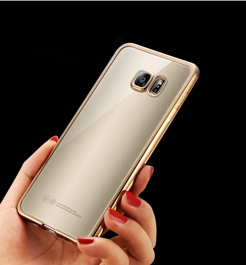 Роскошный позолоченный Кристальный Мягкий ТПУ чехол для samsung Galaxy S9 S6 S7 Edge S8 Plus C5 C7 C9 Pro Note 8 5 4 3 силиконовый чехол