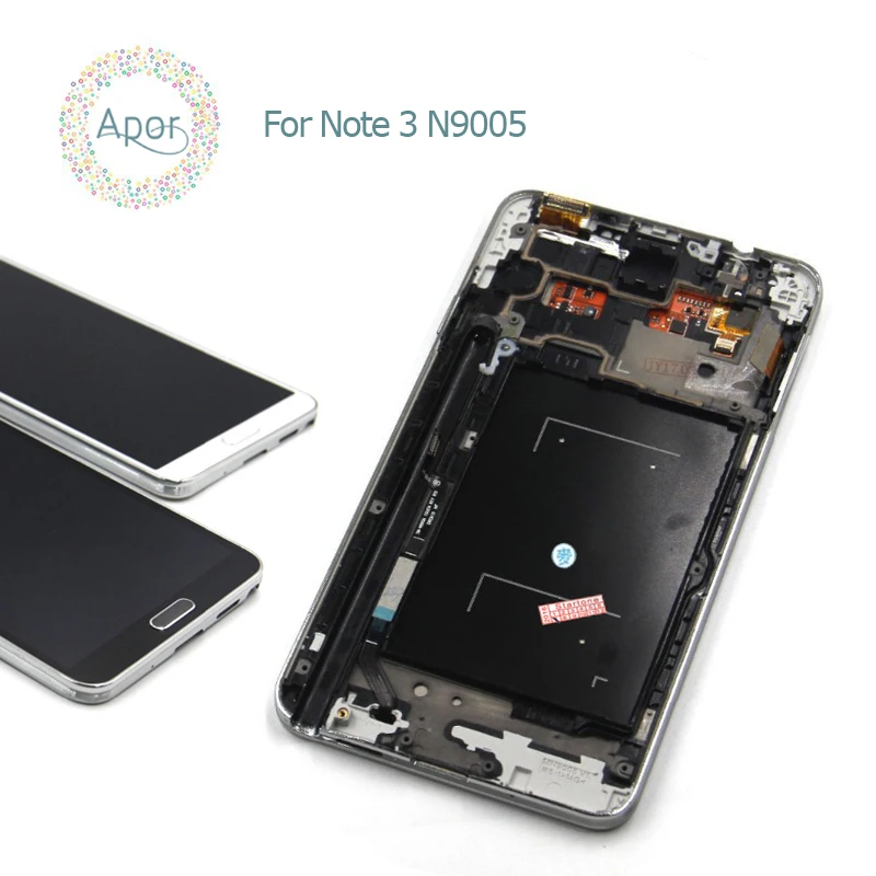 Совместимость для Samsung Galaxy Note 3 III N9005 ЖК дисплей сенсорный экран с планшета ободок