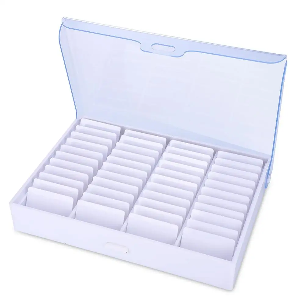 Пластиковая коробка для хранения украшений для ногтей, органайзер для макияжа, контейнер для украшений, украшений, бусин, коробка для хранения косметики