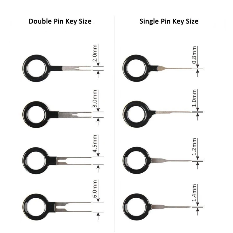 Булавки терминалы Инструменты для удаления авто провода контактный разъем клеммы экстракторы Съемник Ремонт для снятия ключей Набор инструментов