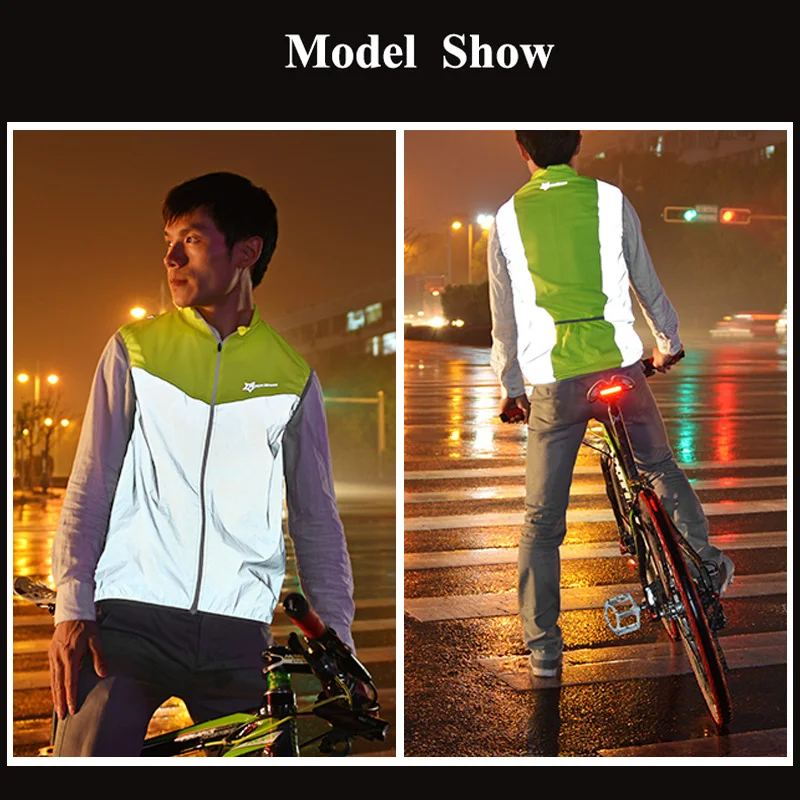 reflective cycling top