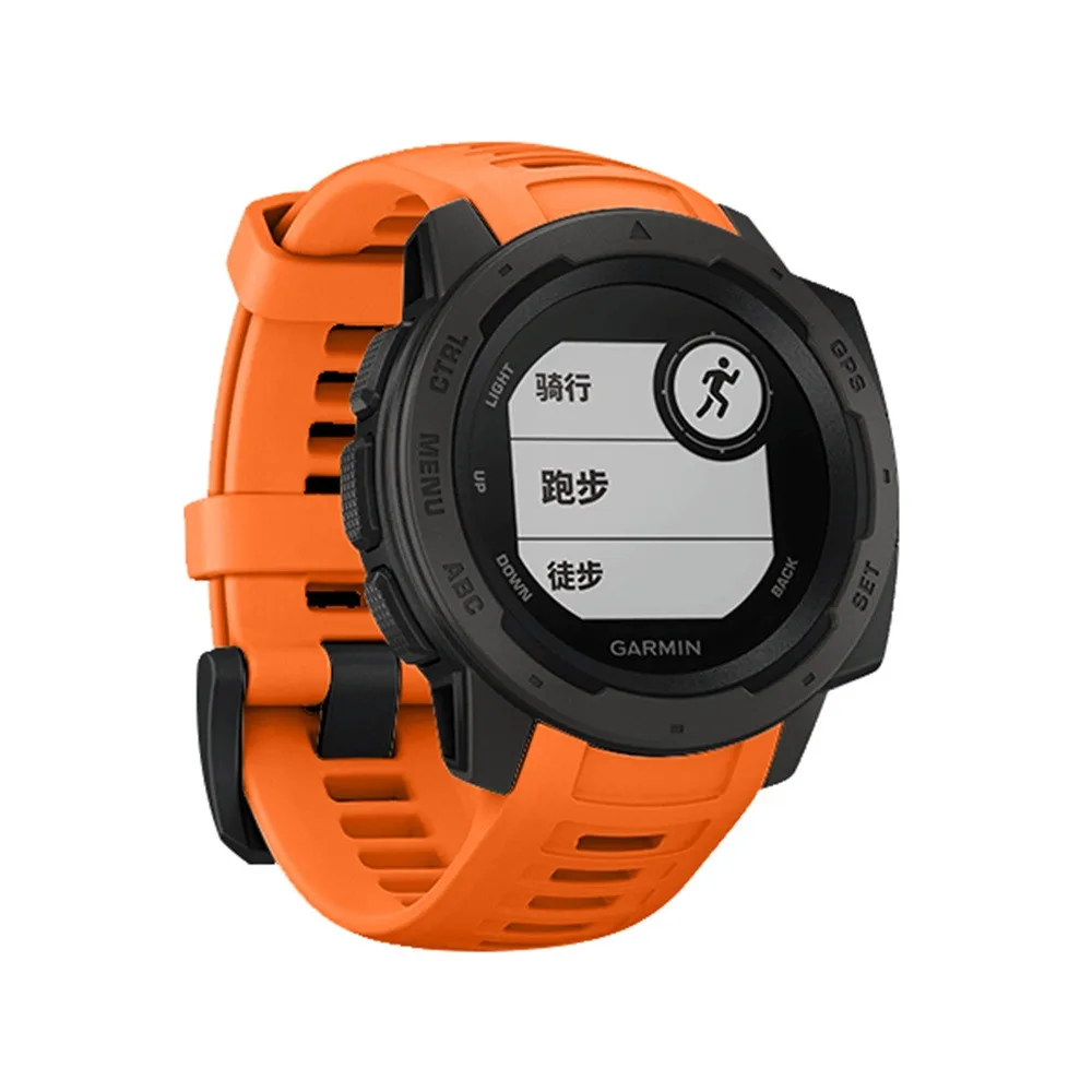 Ouhaobin Спорт Силиконовый ремешок для Garmin Инстинкт Спорт кремния eQuick выпуска замена ремешок смотреть полоса ремни l1204 #2