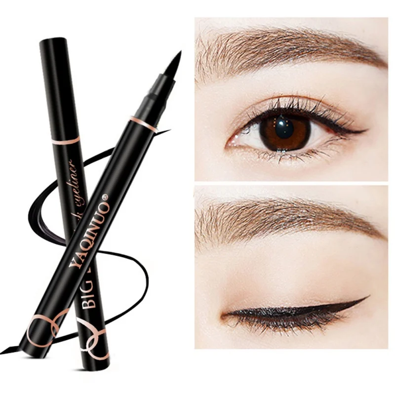 

Black Liquid Eyeliner Makeup Eyes Liner Liquid Pencil Quick Dry Waterproof Black Makeup Stamps Wing Eyeliner Pencil
