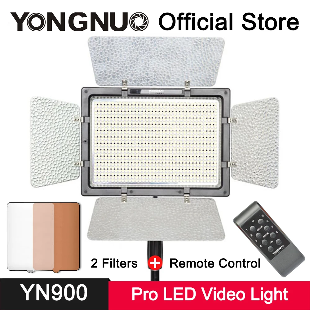 

YongNuo YN900 LED Video Light 3200k-5500K APP Wireless Remote Lamp for Canon Nikon DSLR Camera Photo Studio Photography Lighting