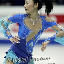 Лидер продаж изготовленный на заказ детская лед соревнование в катании на коньках платье красивый бренд Vogue Фигурное катание платья DR2811