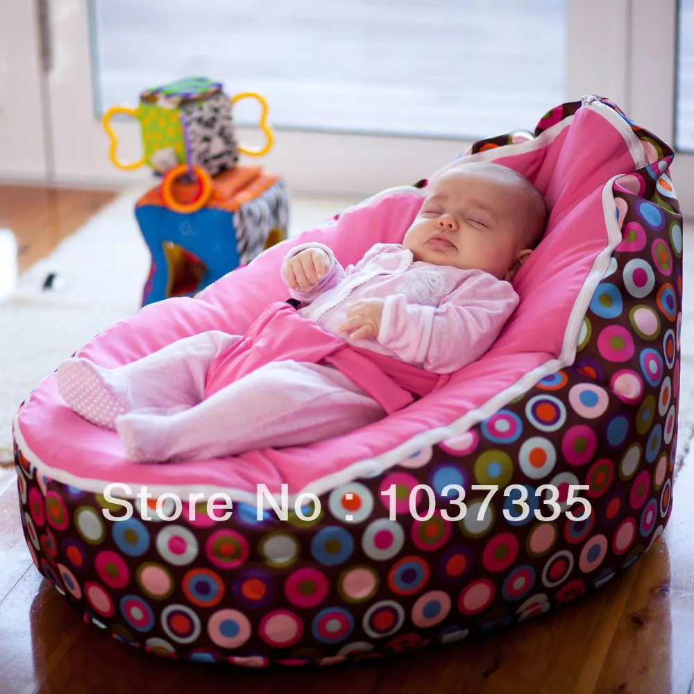 TWO upper covers baby bean bag chair, kids nursey beanbag toddlers