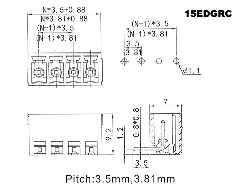 15EDGRC size