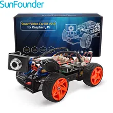 SunFounder Raspberry Pi Smart Video Car KitV2.0 Graphical Visual Programming Language Remote Control by UI on Windows /Mac & Web