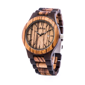

Luxury Brand Men Wood Watch Male Casual Date Natural Wooden Watches Man's Fashion Custom Gift Individuality relogio masculino