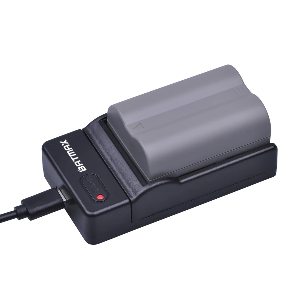 Аккумулятор и зарядное устройство USB для Nikon D300S D300 D100 D200 D700 D70S D80 D90 D50 1800 мАч 2