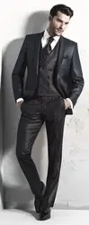 2018 последние пальто брюки Дизайн Темно-синие Атлас двубортный мужской костюм Terno Slim Fit 3 предмета смокинг на заказ вечерний пиджак Masculino