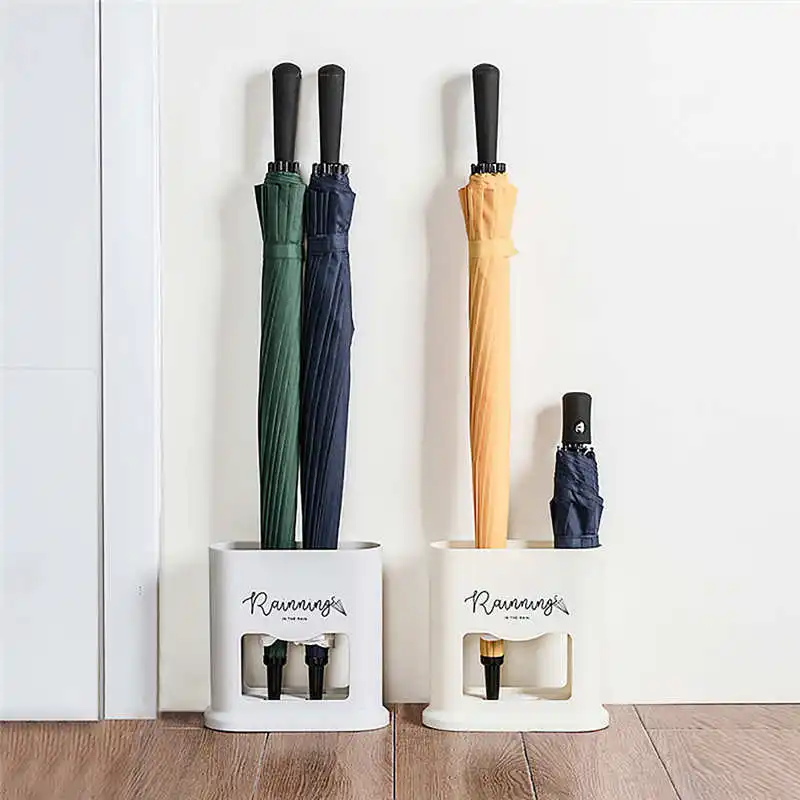 

Novel Wall Mounted Umbrella Storage Rack in Shower Room Mop Organizer Holder Brush Broom Hanger Storage Rack Kitchen Tool
