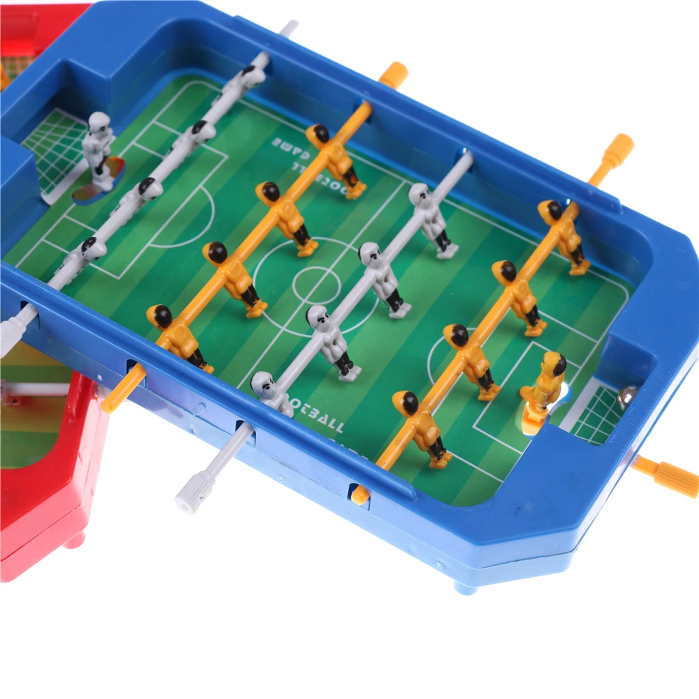 Мини настольный футбол настольная игра Топ Настольный Футбол Машина домашний матч Подарочная игрушка для ребенка случайный цвет 20x12x3,5 см