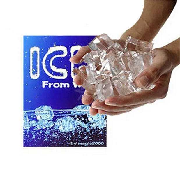 2017 Новый фокус воды изменения Ice замерзшие руки крупным планом трюки прозрачные