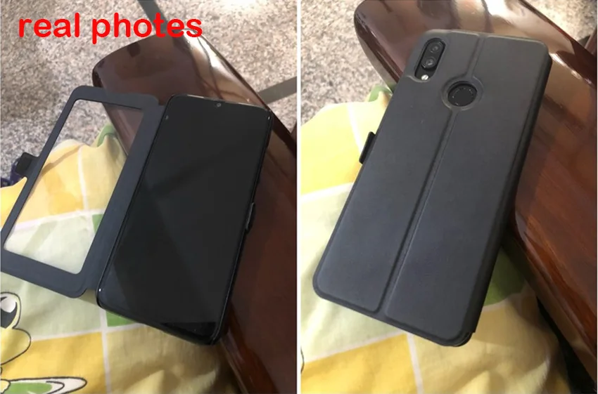 Кожаный чехол книжка с полным окошком для Xiaomi redmi 7/Xiaomi 7a|Бамперы| |