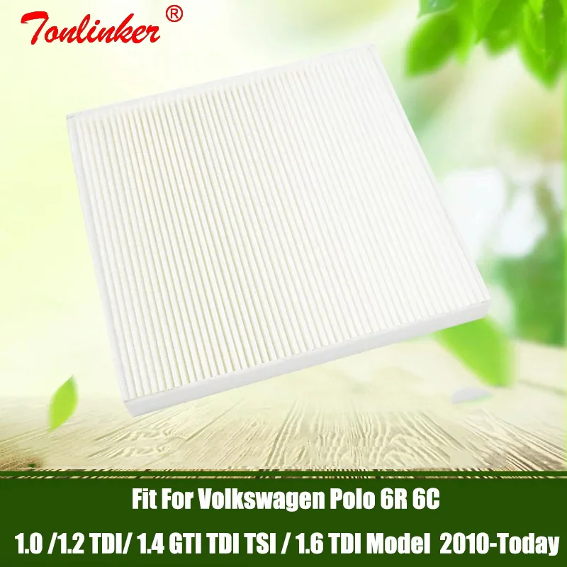 

Cabin Filter 1Pcs Fit For Volkswagen POLO 6R 6C 1.0 1.2T 1.4 TSI TDI 1.6TDI Model 2010-2019 Filter Car Accessoris OEM 6RD820367