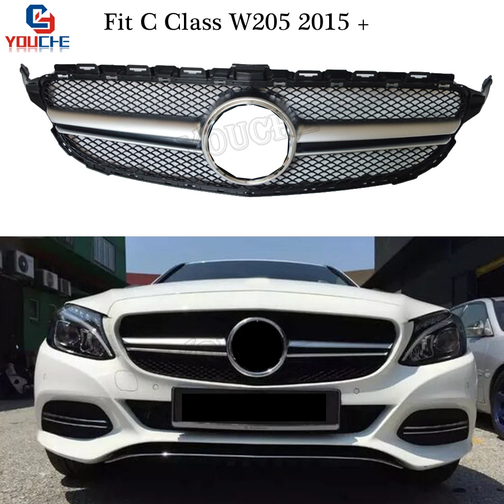 W205 AMG Style Front Bumper Grill Mesh for Mercedes W205 C Class 2015
