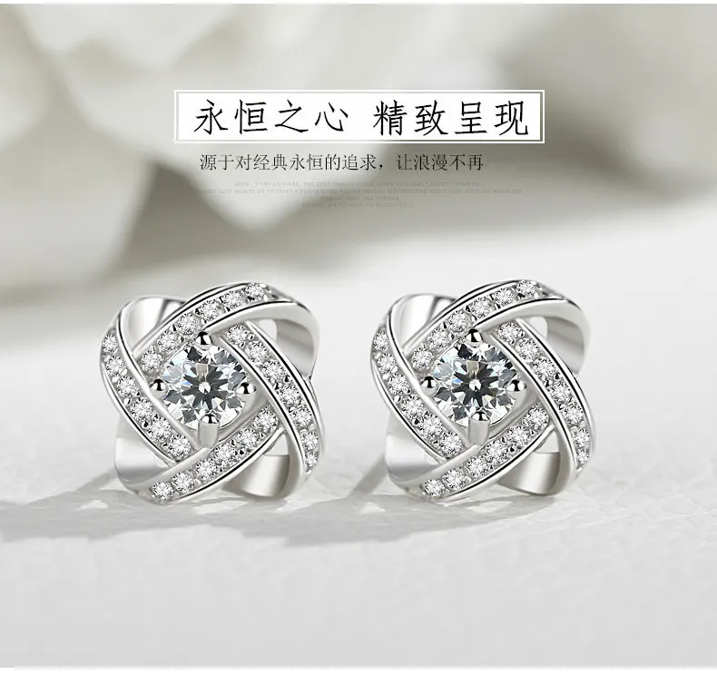 2020 г. акция женские серьги модные ювелирные изделия с кристаллами от Swarovski дизайн