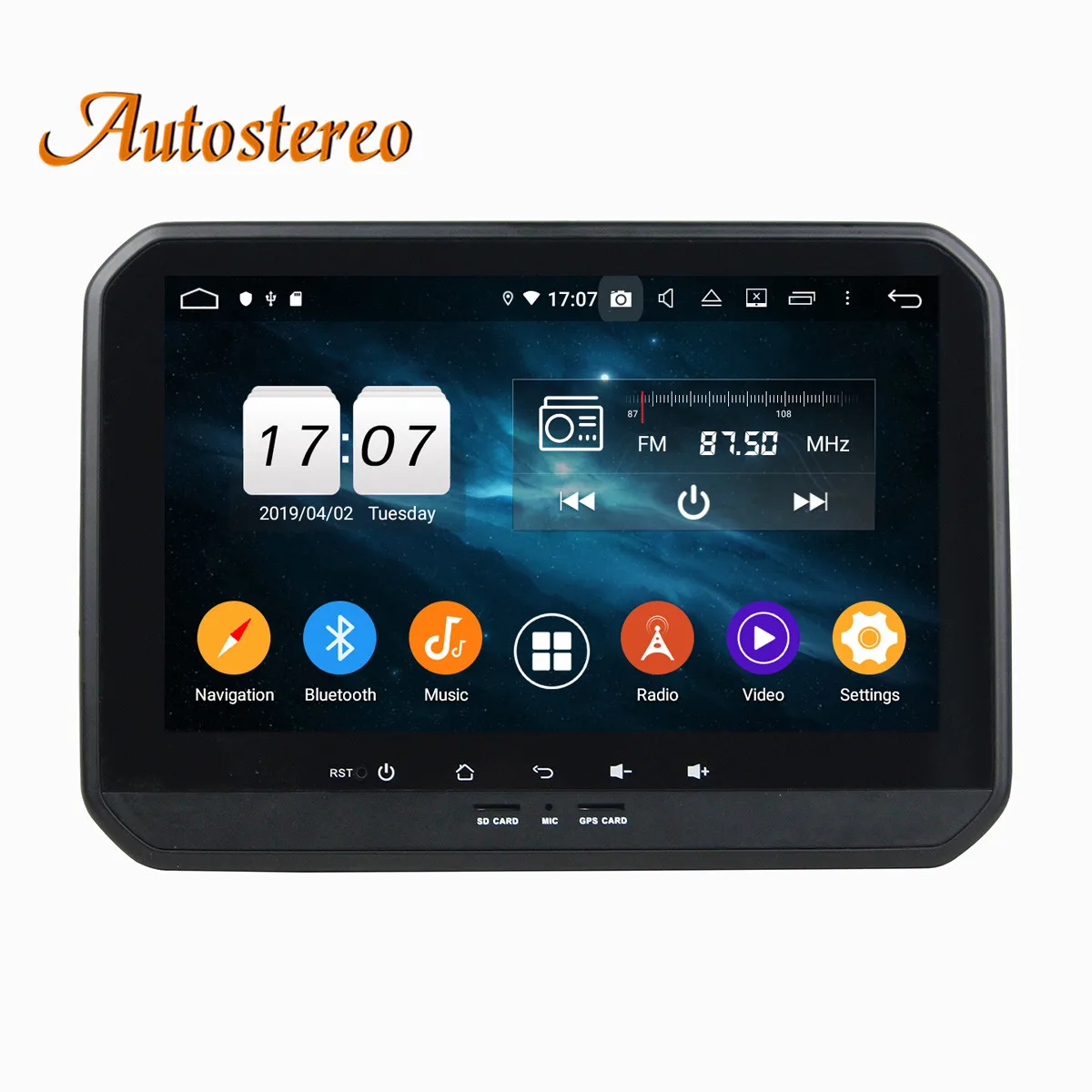 Excellent DSP Android 9 Car GPS navigation For Suzuki Ignis 2017 2018 multimedia Car DVD player head unit auto radio tape recorder stereo 1