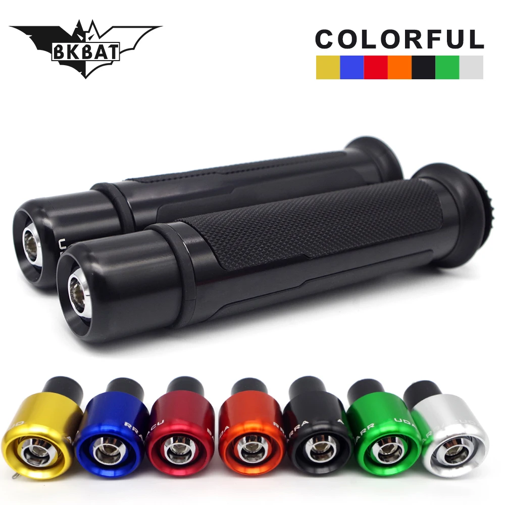 

Universal 7/8" 22MM CNC Motorcycle handlebar grip handle bar grip Ends For SUZUKI bandit 600 sv burgman 400 m109r gs500 sv 650
