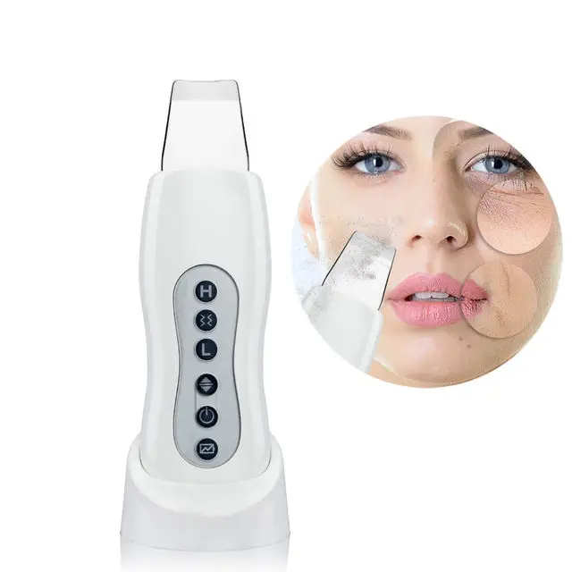Ultrasonic Skin Scrubber Deep Face Cleaning Machine Remove Dirt