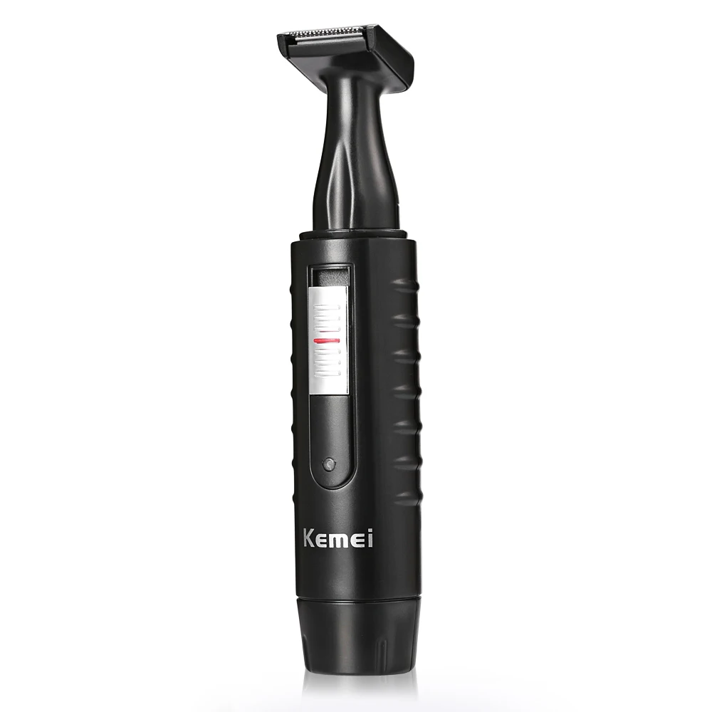 Kemei KM-9688 перезаряжаемый электрический триммер для бритья носа для волос безопасный для ухода за лицом для бритья Триммер для носа тример устройство светодиодный моющийся