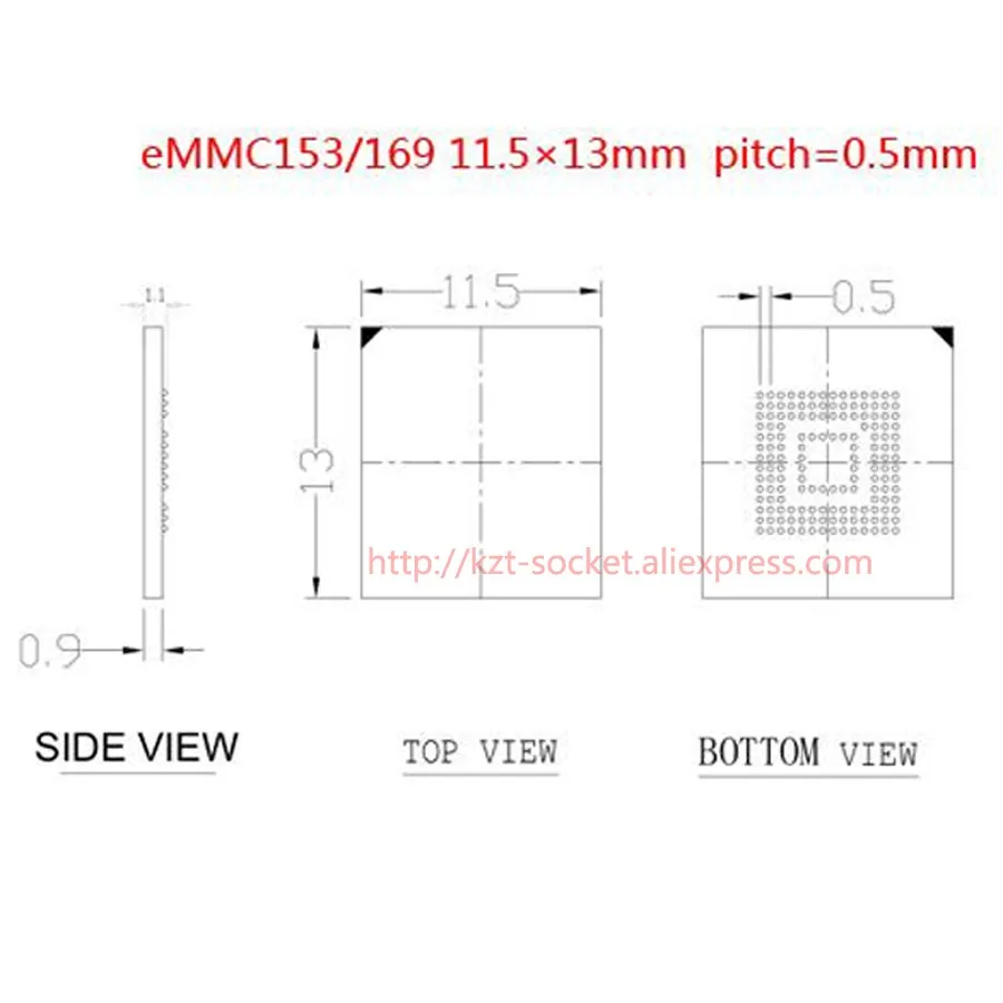 eMMC153 11.5X13