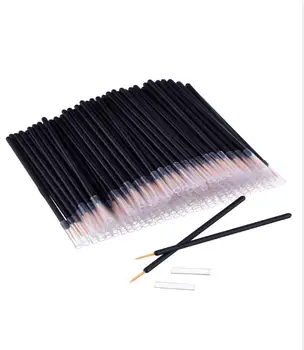 

Hot Makeup Brush Disposable Eyeliner Wand Applicator Cosmetics Maquiagem Eye Liner Professional Brush Man-made fiber brush head
