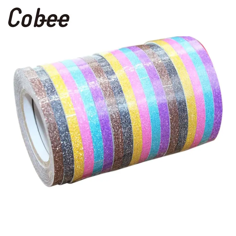 6pcs/Set Reflective Tape Sticker Decorative Stationery Set Fashion Funny | Канцтовары для офиса и дома