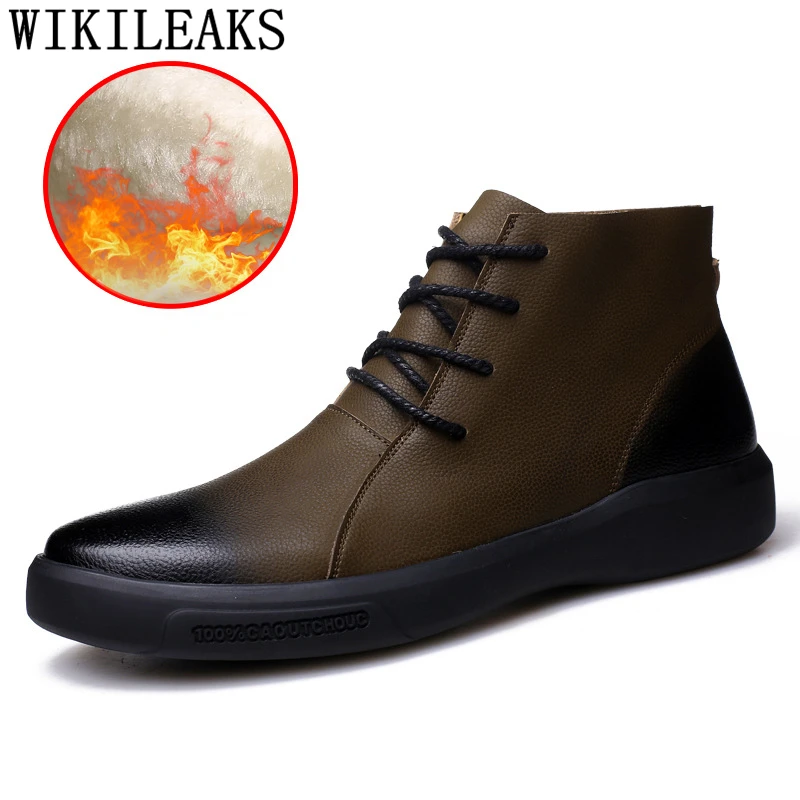 

dr martins winter shoes men boots genuine leather ankle boots men casual shoes designer shoes men high quality botas hombre bona