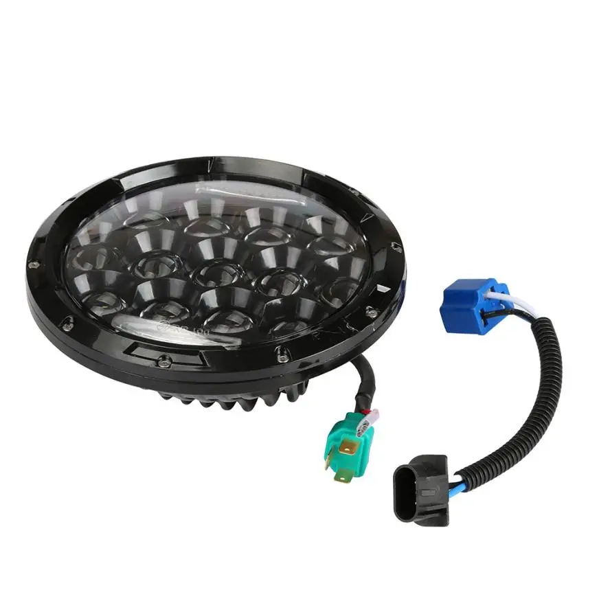 

Car Light Round 7inch 75W LED Headlights Daytime DRL Hi/Lo Beam F 97-16 for Jeep Wrangler auto led light sep23