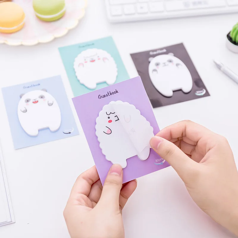 

24 Pcs Creative Stationery Cartoon Cute Lamb Bear Style Post Planner Stickers Kawaii Stickers Rilakkuma