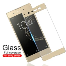 Закаленное стекло для Sony Xperia XA1 XA2 XA3 Plus Ultra XZ4 Защитная пленка для экрана G3112 G3412 G3221 H4113 крышка