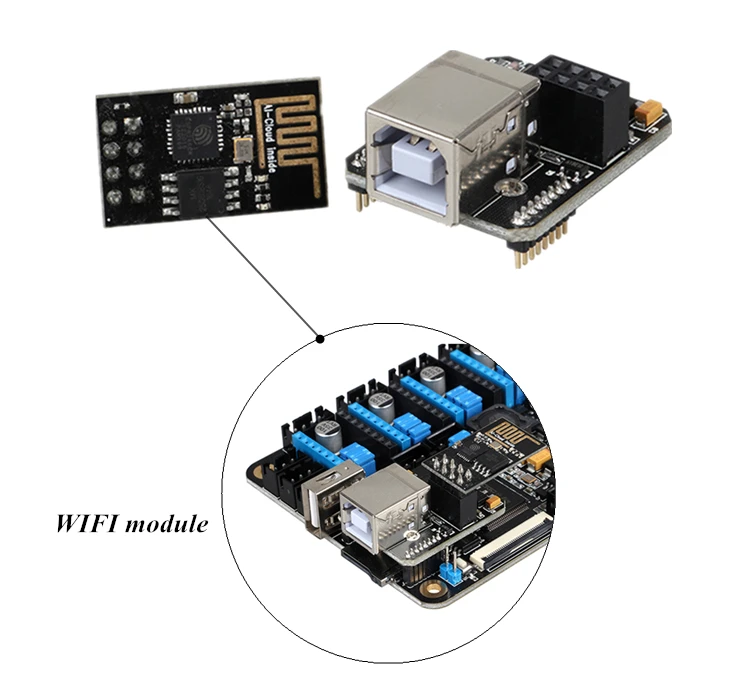 Lerdge X USB module detail 7