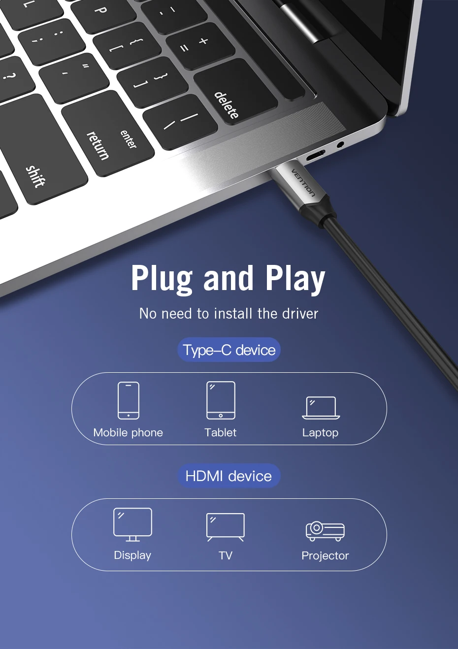 Кабель USB C HDMI 4K 60Hz HDMI type c к HDMI 2,0 для MacBook samsung Galaxy S10/S9 huawei mate 20 P20 Pro Thunderbolt 3 адаптер