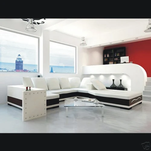 Muebles modernos sofá seccional muebles para el hogar de la sala