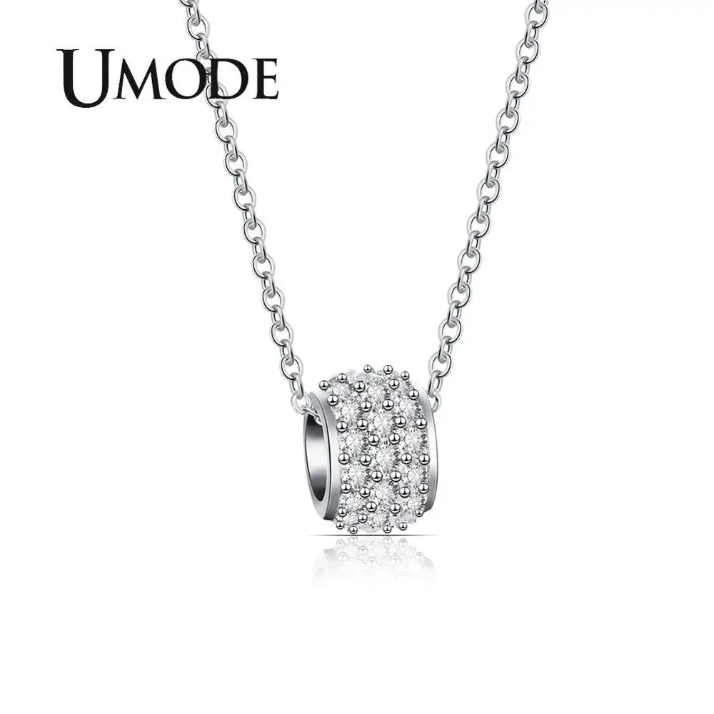 Женское Ожерелье с круглыми шариками UMODE корейский Простой Уникальный кулон