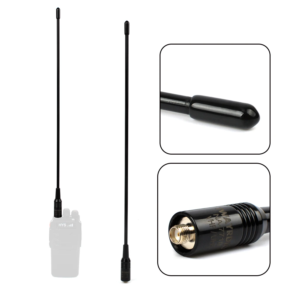 8 шт. HYS NA 771B FRP SMA женский многоцветный антенна двухдиапазонный VHF/UHF 144/430 мГц два