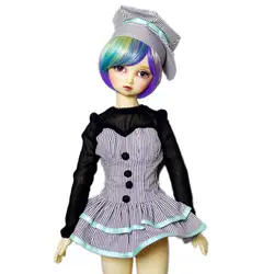 [Wamami] 244 # платье в полоску/рубашка/костюм 1/4 MSD DZ DOD БЖД Dollfie